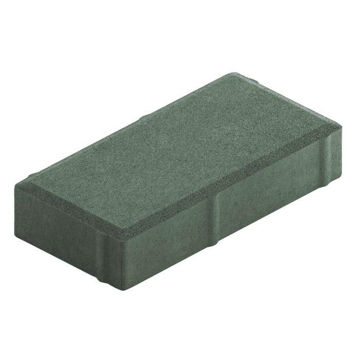 Брусчатка тротуарная 200х100х60 Зеленый